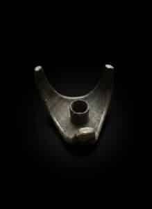 Mid-Century-Modern-Cast-Iron-Candle-Holder