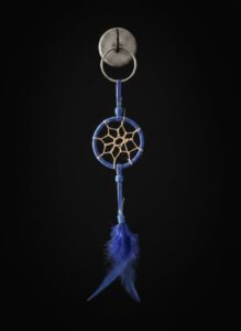 Miniature-Dreamcatcher-and-US-Dollar-Bill-Keychain-Set