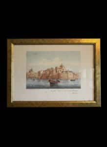 Senglea-Point-in-the-Grand-Harbour-Malta-Print-by-S.-P.-Rose