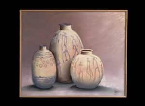 Still-Life-of-Vases-Oil-Painting