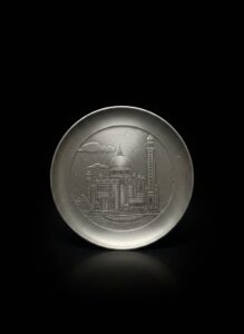 Sultan-Omar-Ali-Saifuddien-Mosque-Pewter-Commemorative-Plate