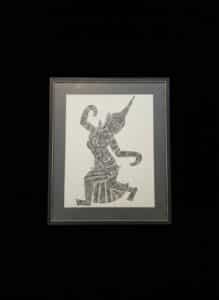 Thai-Classical-Dance-Rubbing-Kinnari-Figure