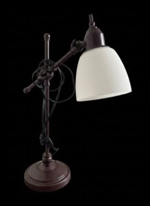 Vintage-Bankers-Lamp-with-Frosted-Glass-Shade