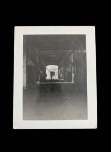 Vintage-Black-and-White-Horse-Stable-Photograph