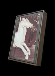Vintage-Carousel-Horse-Photograph-in-Wood-Frame