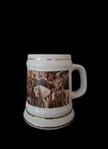 Vintage-German-Beer-Stein-with-Military-Scene