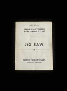 Vintage-Power-Tool-Division-Jig-Saw-Instruction-Manual-and-Parts-List