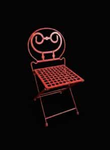 Vintage-Spectacle-Back-Red-Wrought-Iron-Bistro-Chair