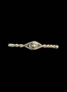 Vintage-Sterling-Silver-Evil-Eye-Bar-Brooch