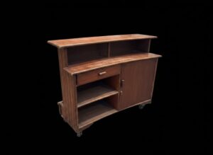 Wooden-Bar-Cabinet-with-Assorted-Liquor-Bottles-and-Barware-1
