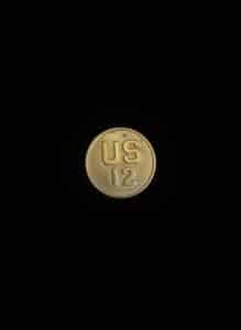 s-Vintage-US-Army-Enlisted-NCO-U.S.-Collar-Disc-Screw-Back-Original