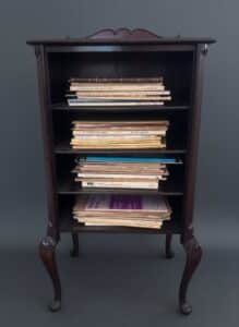 Antique-Edwardian-Mahogany-Sheet-Music-Cabinet