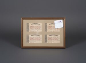 Antique-State-of-Georgia-Treasury-Department-Bond-Certificate-Framed