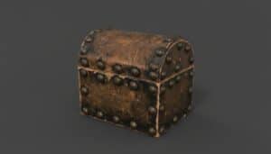 Antique-Studded-Leather-Dome-Top-Box-second-image
