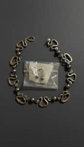 Artisan-Sterling-Silver-and-Pearl-Necklace-and-Earring-Set-second-image