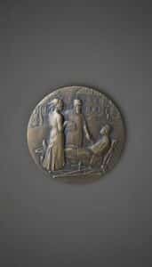 French-Art-Deco-Bronze-Commemorative-Medal-The-Bakers-Guild-second-image