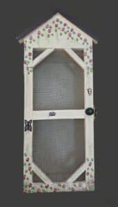 Hand-Painted-Screen-Door-Wall-Decor-second-image
