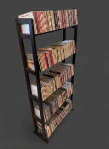 Large-Classical-Music-CD-Collection-on-Metal-Shelving