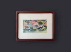 Mid-Century-Modern-Watercolor-Village-Landscape-by-Charles-Demuth