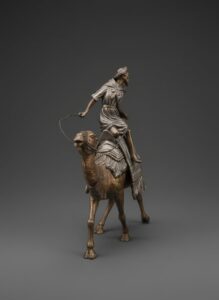 Orientalist-Bronze-Camel-Rider-Sculpture-by-Zurnel-Attributed