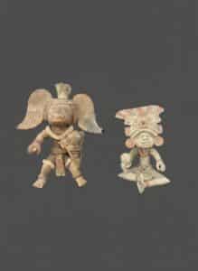 Pair-of-Decorative-Pre-Columbian-Style-Ceramic-Figures
