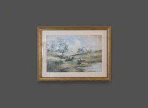 Reuben-Le-Grande-Johnston-Apple-Blossoms-and-Turkeys