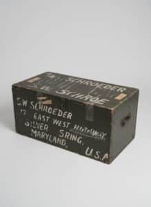 Vintage-S.W.-Schroeder-Stenciled-Wooden-Shipping-Crate