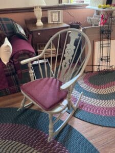 Painted-Childs-Windsor-Style-Rocking-Chair