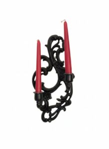 Vintage-Gothic-Style-Double-Candle-Wall-Sconce