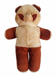 Vintage-Mid-Century-Plush-Panda-Bear-with-Rubber-Face-second-image