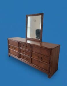 Vintage-Thomasville-Faux-Bamboo-Nine-Drawer-Dresser-with-Mirror-second-image