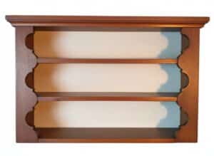 Vintage-Three-Tier-Scalloped-Edge-Wall-Shelf-with-Lower-Bar-second-image