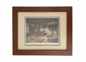 Wallace-Nutting-Hand-Colored-Print-The-Ancestral-Chamber
