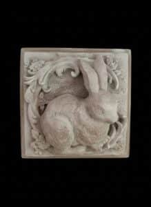 Cast-Stone-Rabbit-Wall-Plaque-3