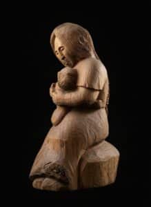 Hand-Carved-Wooden-Mother-and-Child-Sculpture-3