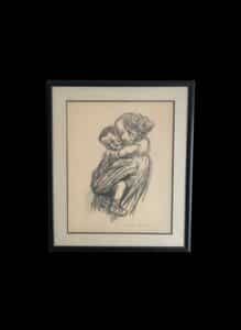 Kthe-Kollwitz-Mother-and-Child-Mutter-mit-Kind-print-third-image-3