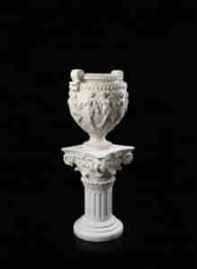 Neoclassical-Style-Cast-Stone-Urn-on-Pedestal-3