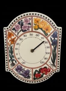 Ohio-State-Pottery-Floral-Thermometer-3