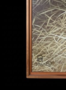 Original-Oil-Painting-of-a-Dairy-Goat-Signed-B-fourth-image-3