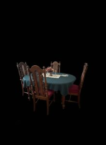 Spanish-Revival-Style-Dining-Room-Set
