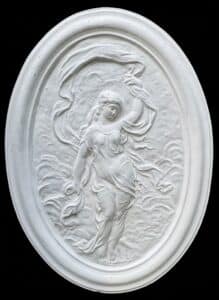 Victorian-Cameo-Silhouette-East-Wind-Plaster-Wall-Plaque-3
