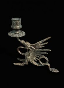 Vintage-Figural-Griffin-Candlestick-3