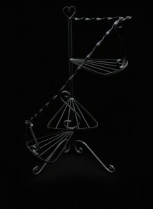 Wrought-Iron-Spiral-Plant-Stand-B-second-image-3