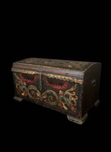 th-Century-Continental-Painted-Marriage-Chest