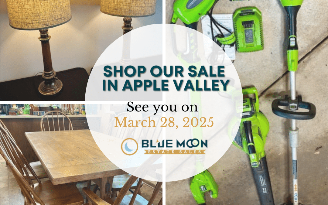 Spring is Blooming with Blue Moon Estate Sales in Apple Valley & Edina, MN