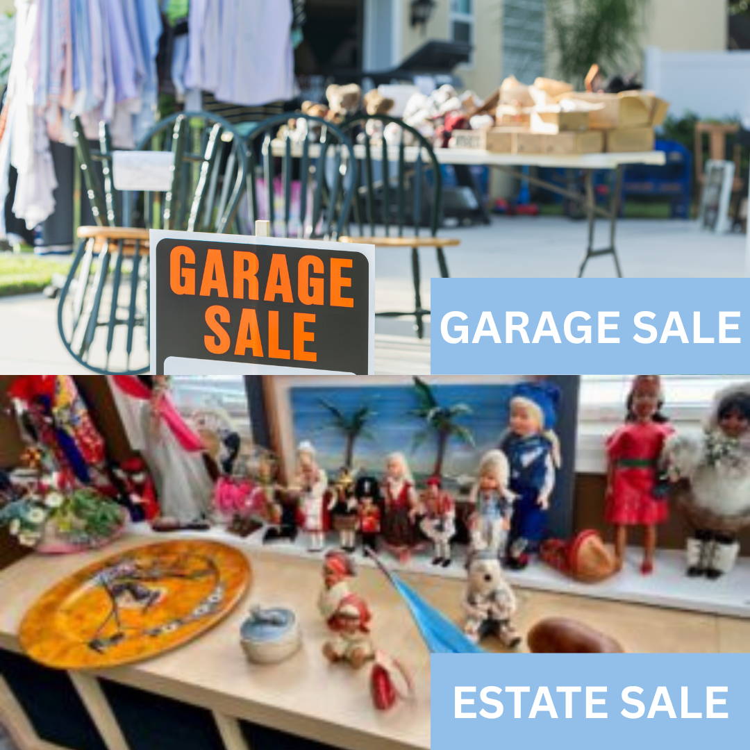 ESTATE SALE estate sale vs garage sale