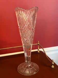 American-Brilliant-Period-ABP-Cut-Glass-Trumpet-Vase