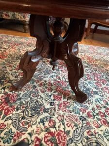 Antique-Victorian-Walnut-Marble-Top-Turtle-Top-Parlor-Table-third-image