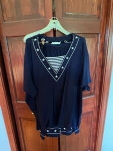 Cathy-Daniels-Navy-Blue-Star-and-Stripe-Knit-Top