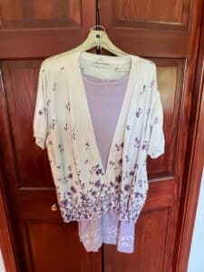 Cathy-Daniels-Womens-Floral-Print-Cardigan-and-Knit-Top-Set